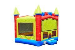 Rainbow Standard bounce House - M with Hoop